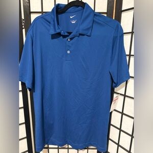 Nike Men's Vibrant Blue Polo Shirt
